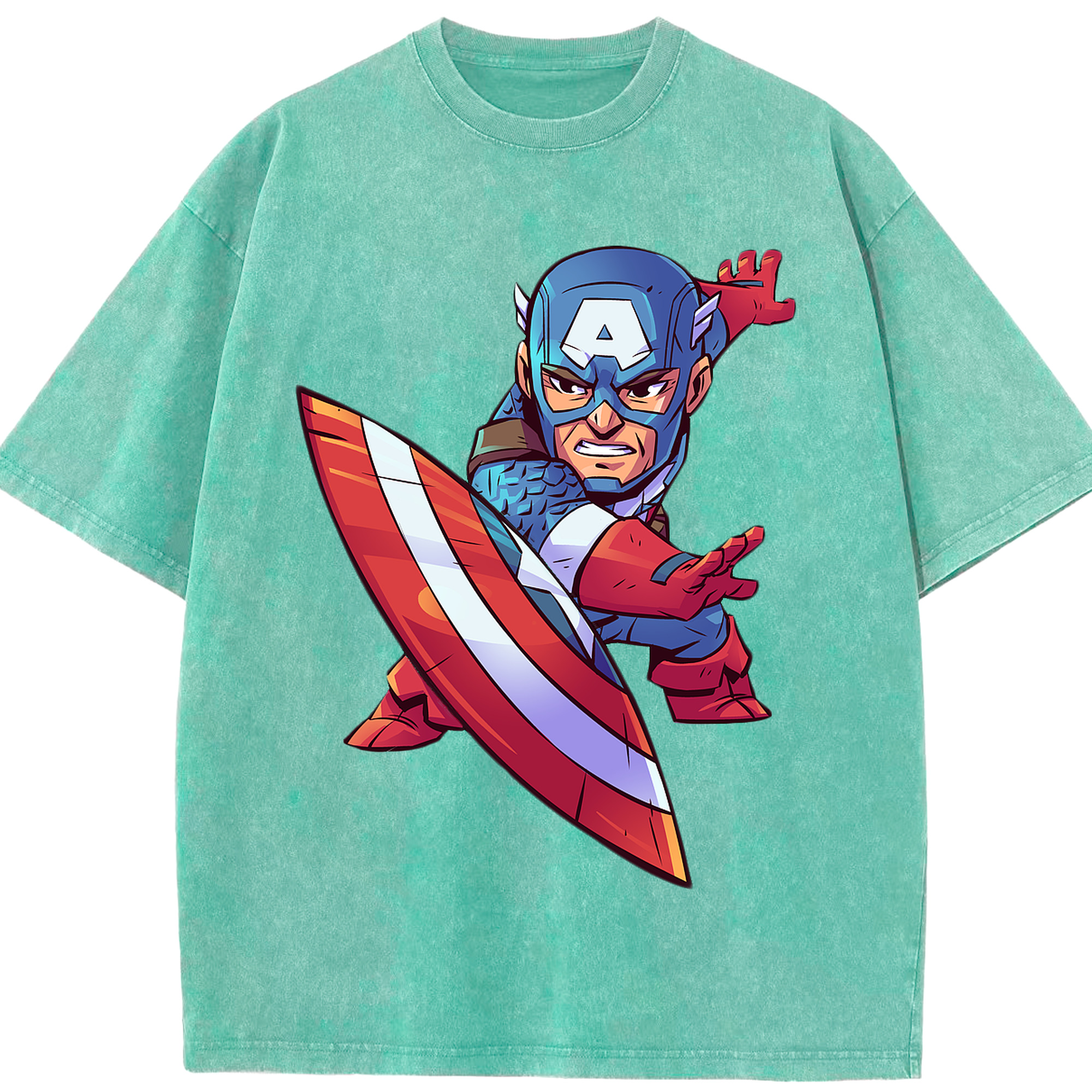 （画像用） アベンジャーズ The Avengers 綿100% ヴィンテージ風 半袖Tシャツ（フロントプリント）